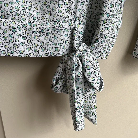 Loft Long Sleeve Blouse with Elastic Tie - Picture 3 of 5